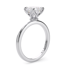 Load image into Gallery viewer, Lucce Lucia Halo Round Moissanite
