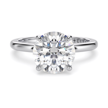 Load image into Gallery viewer, Lucce Lucia Halo Round Moissanite

