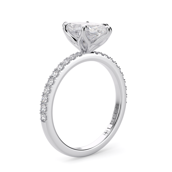 Lucce Lucia Pavé Marquise Moissanite