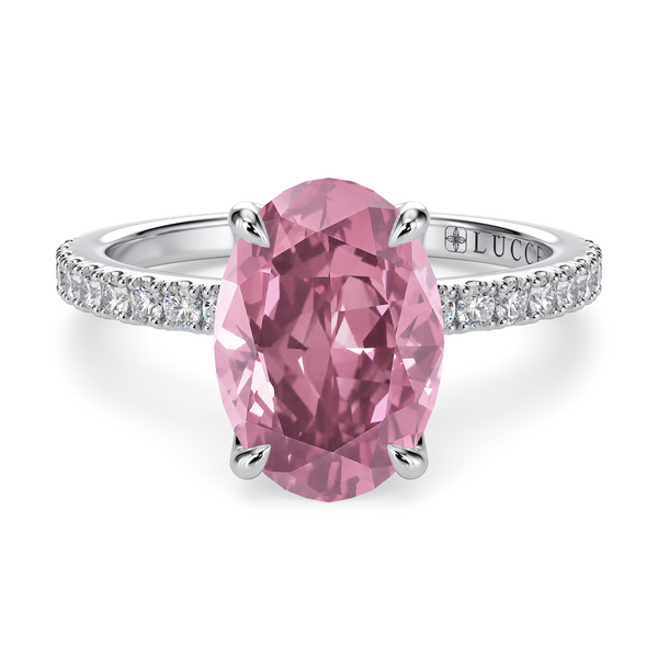 LUCCE LUCIA™ Pavé Oval Gemstone