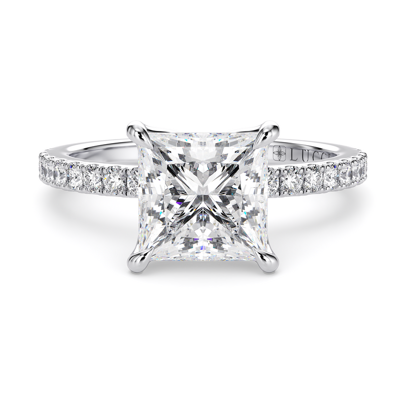 Lucce Lucia Pavé Princess Moissanite