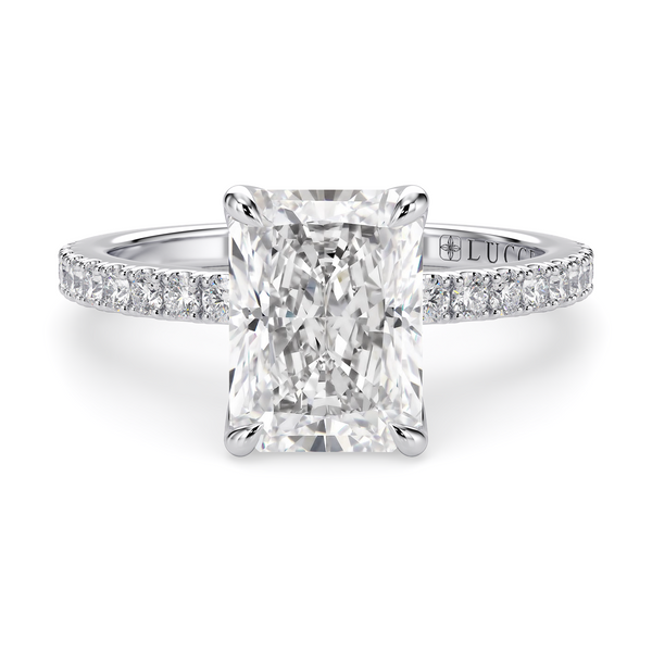Lucce Lucia Pavé Radiant Moissanite