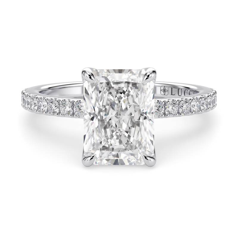 Lucce Lucia Pavé Radiant Moissanite