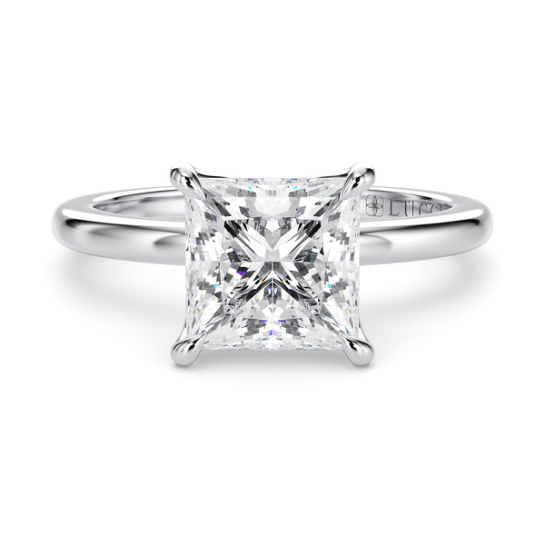 LUCCE LUCIA™ Princess Lab Diamond 1.01ct E VVS2 IGI 14K White Gold