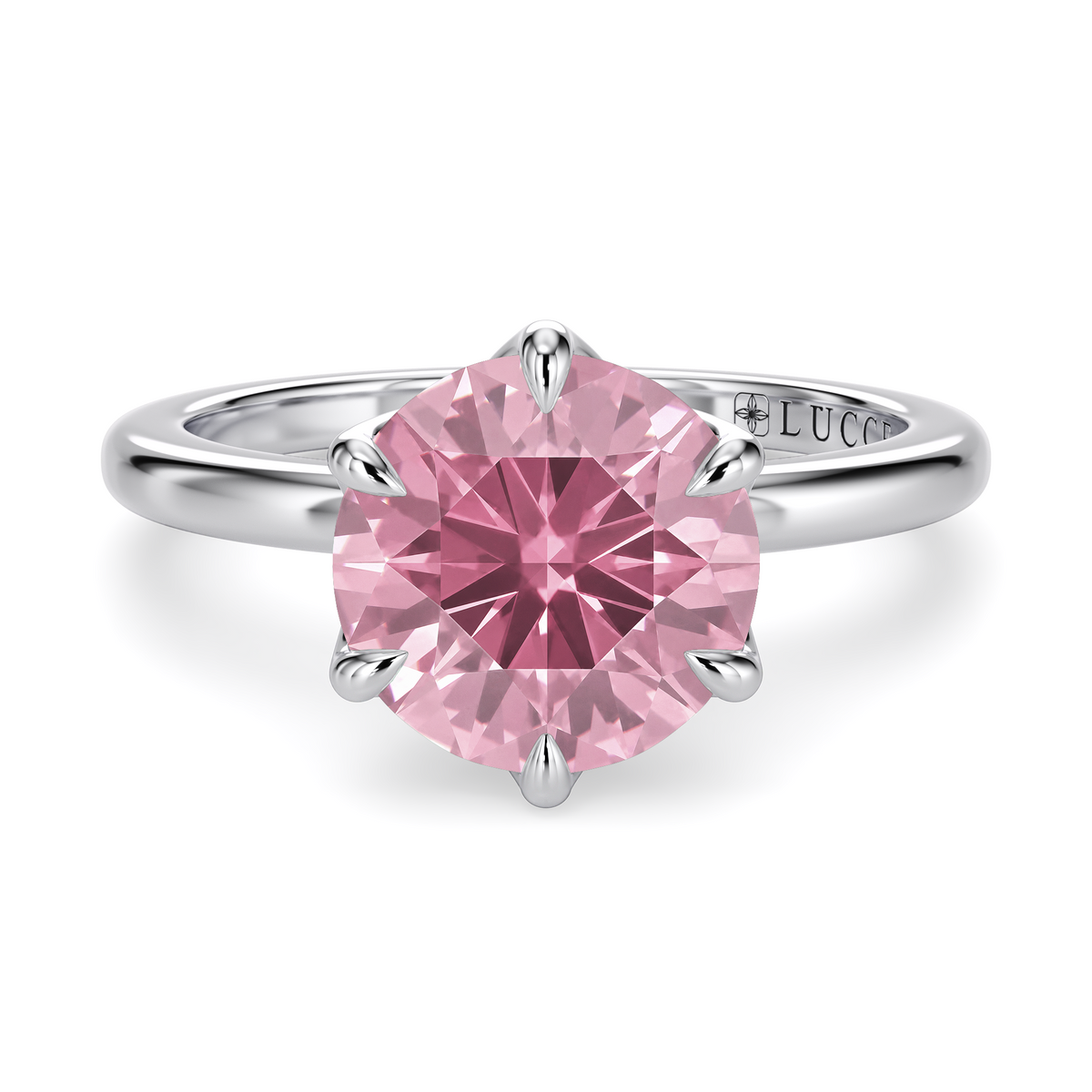 Load image into Gallery viewer, LUCCE LUCIA™ 6-Prong Round Gemstone
