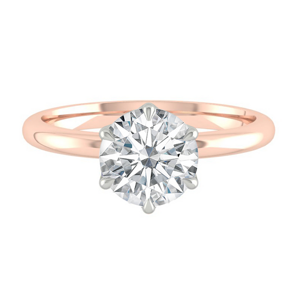 Lucce Lucia 6-Prong Round Diamond