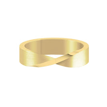 Load image into Gallery viewer, LUCCE ESSO™ Brushed 3mm 14K Yellow Gold
