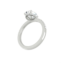 Load image into Gallery viewer, Madelyne Pave Oval Diamond
