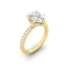 Load image into Gallery viewer, Madelyne Pave Pear Diamond
