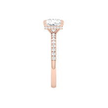 Load image into Gallery viewer, Madelyne Pave Princess Moissanite
