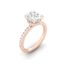 Load image into Gallery viewer, Lucce Verona Pavé Round Moissanite

