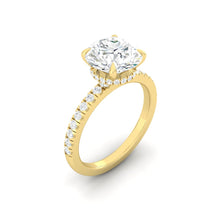 Load image into Gallery viewer, Lucce Verona Pavé Round Moissanite
