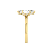 Load image into Gallery viewer, Madelyne Marquise Natural Diamond 0.50ct F VS1 Ex GIA 18K Yellow Gold/ Platinum
