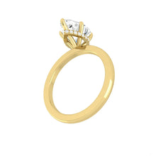 Load image into Gallery viewer, Lucce Verona Pear Lab Diamond 2.00ct E VS1 Ex IGI 18K Yellow Gold and Platinum Prongs

