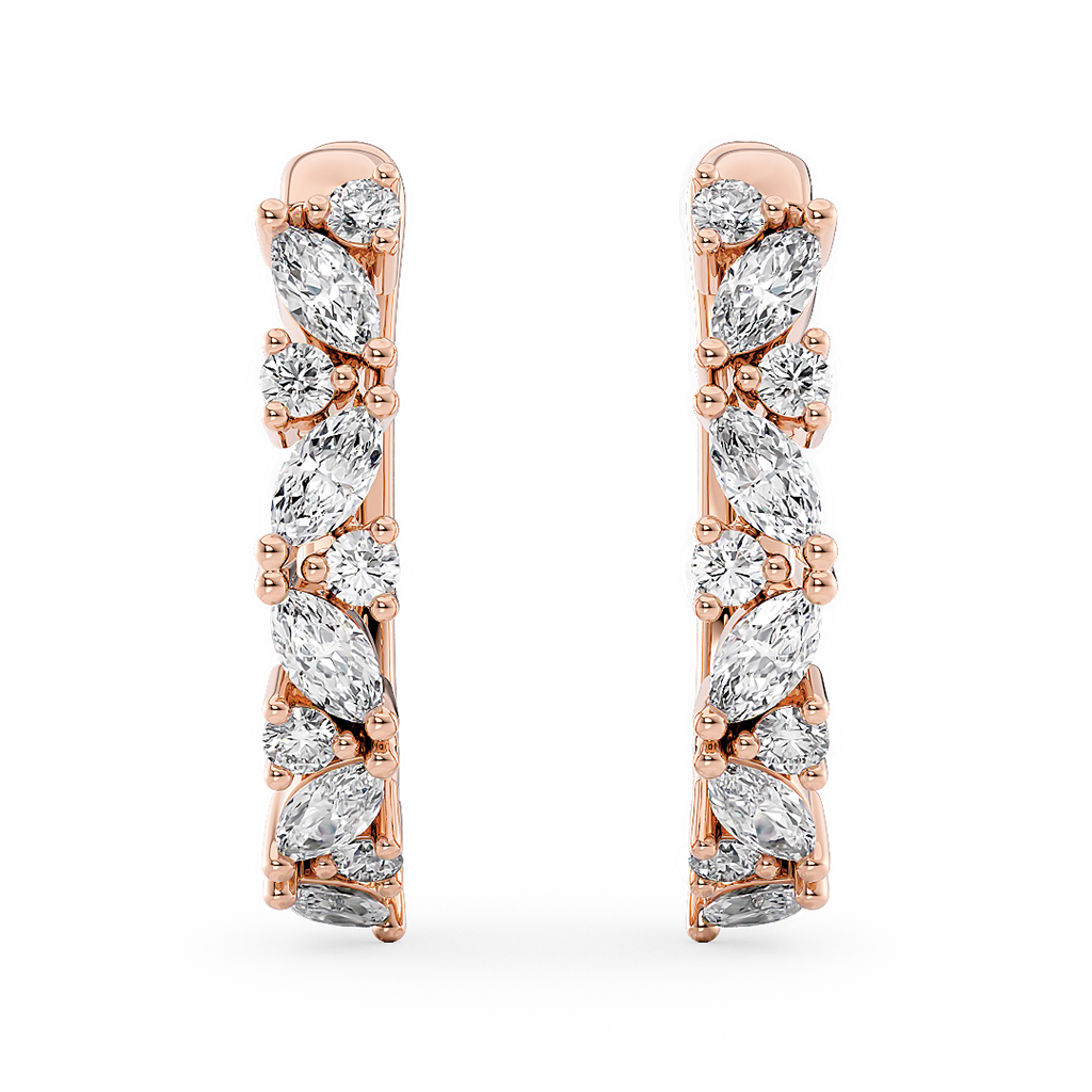 Load image into Gallery viewer, LUCCE MARCHESA™ Hoop Earrings Diamond
