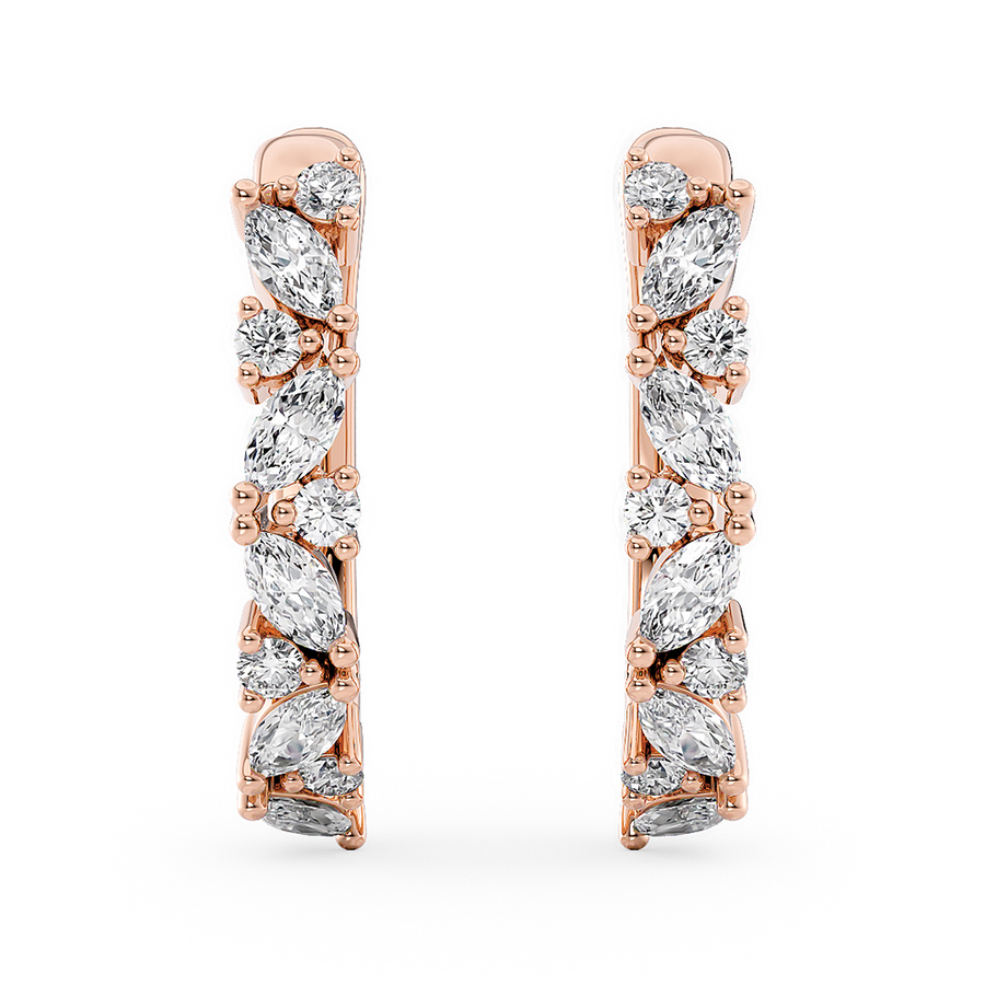Load image into Gallery viewer, LUCCE MARCHESA™ Hoop Earrings Diamond
