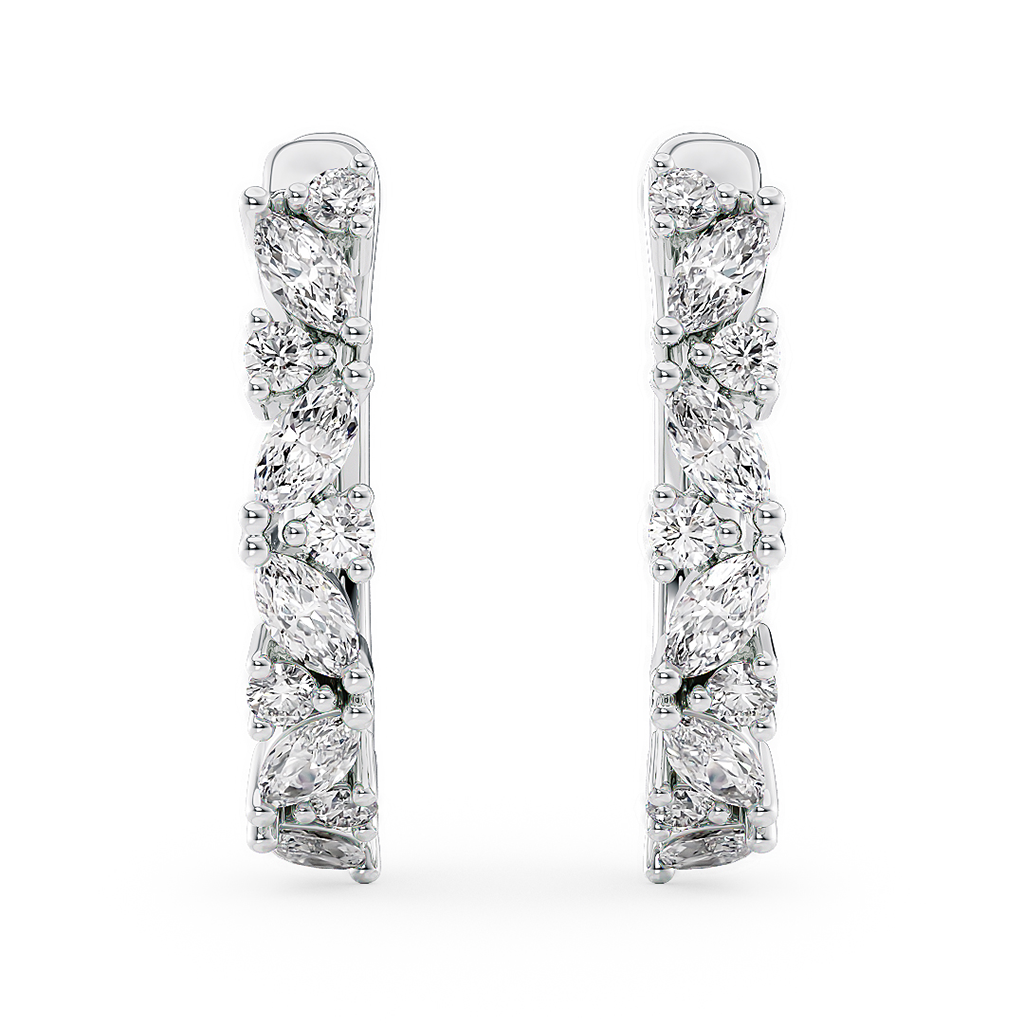 Load image into Gallery viewer, LUCCE MARCHESA™ Hoop Earrings Diamond
