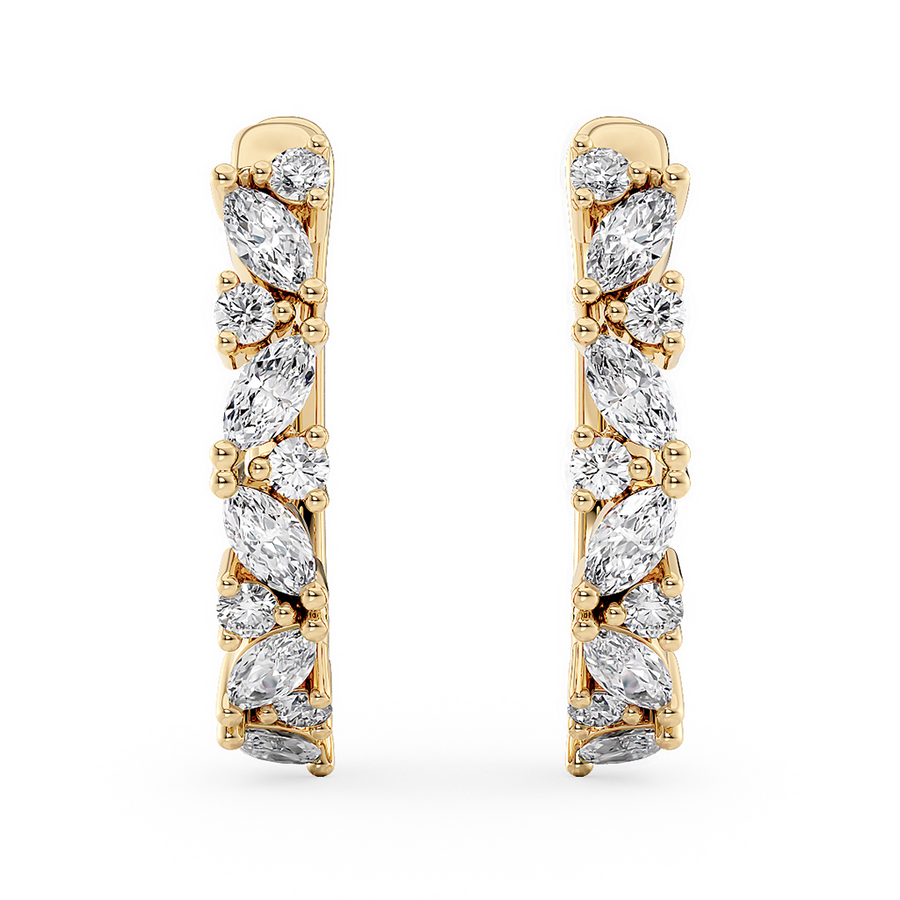 Load image into Gallery viewer, LUCCE MARCHESA™ Hoop Earrings Diamond
