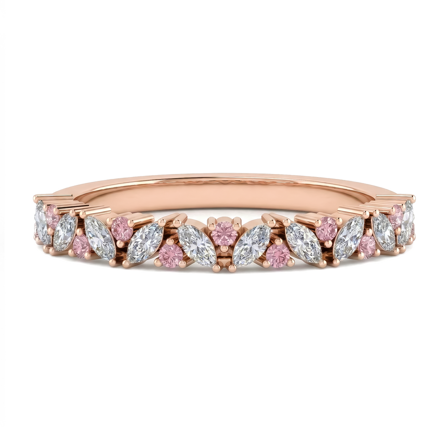 Load image into Gallery viewer, LUCCE MARCHESA™ Reale ROSÉ™ 0.75ctw Lab Diamond 14K Rose Gold

