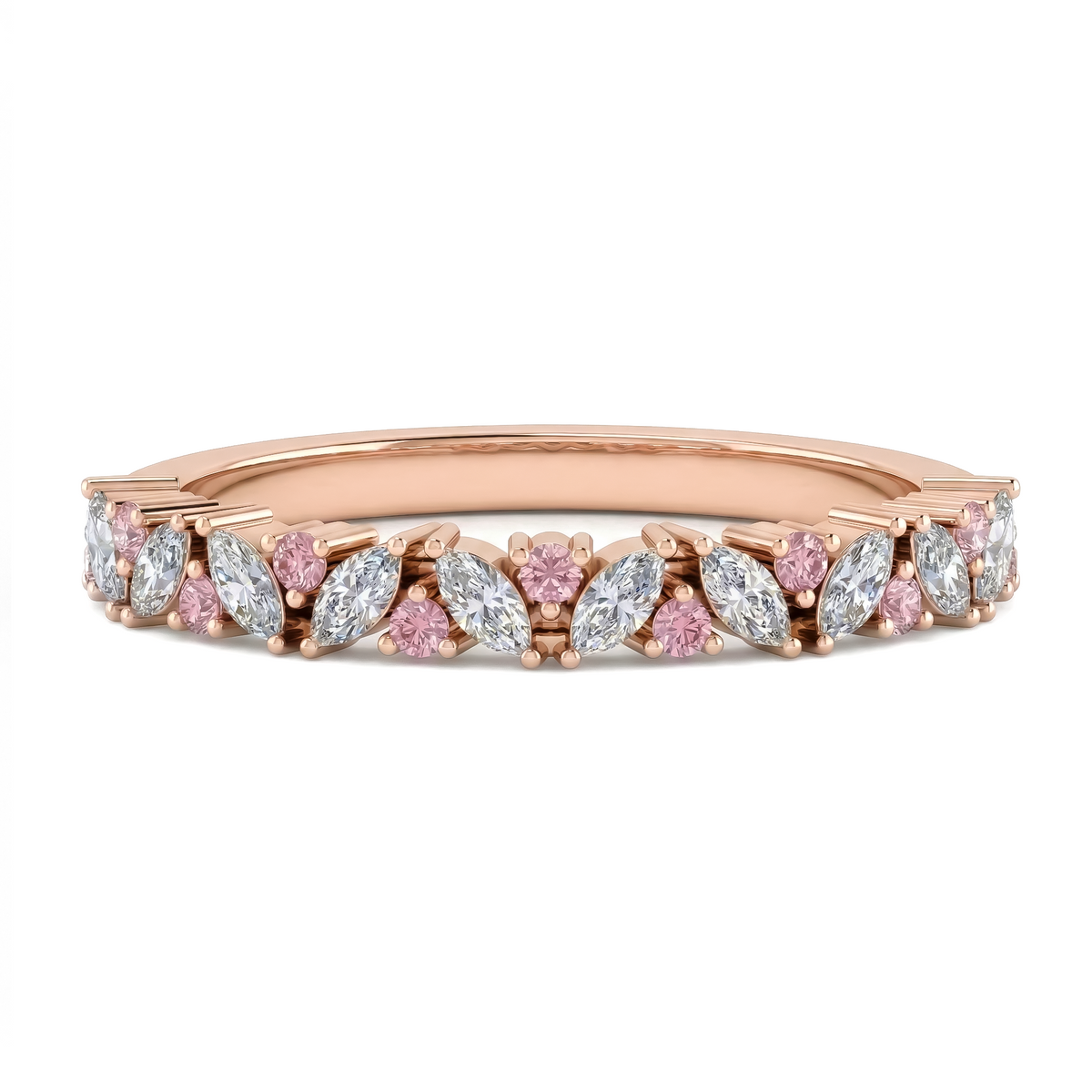 Load image into Gallery viewer, LUCCE MARCHESA™ Reale ROSÉ™ 0.75ctw Lab Diamond 14K Rose Gold
