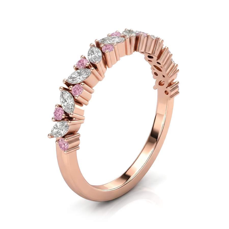 Load image into Gallery viewer, LUCCE MARCHESA™ Reale ROSÉ™ 0.75ctw Lab Diamond 14K Rose Gold
