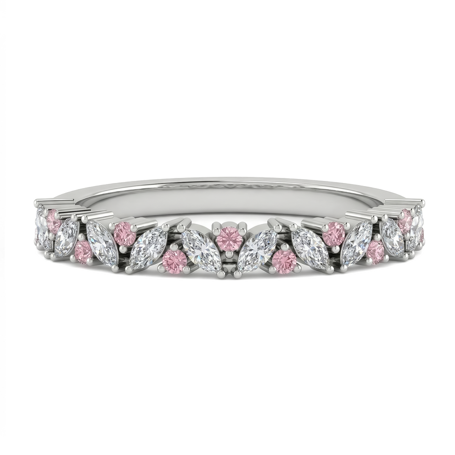 Load image into Gallery viewer, LUCCE MARCHESA™ Reale ROSÉ™ 0.75ctw Lab Diamond Platinum
