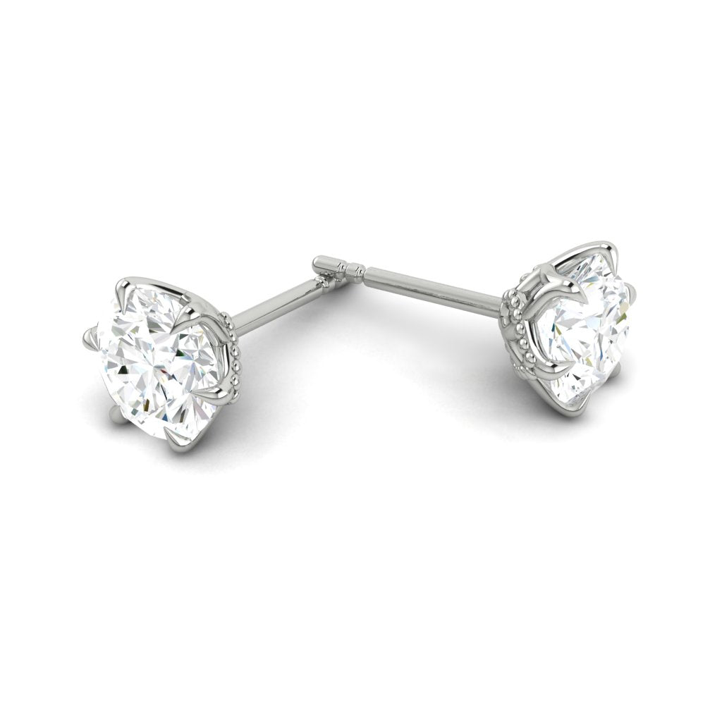 Load image into Gallery viewer, LUCCE AZALEA™ Earrings Round Diamond
