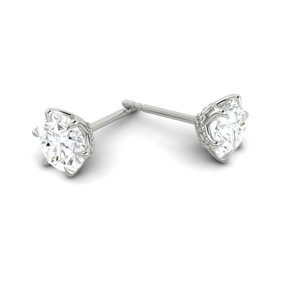 Load image into Gallery viewer, LUCCE AZALEA™ Earrings Round Diamond
