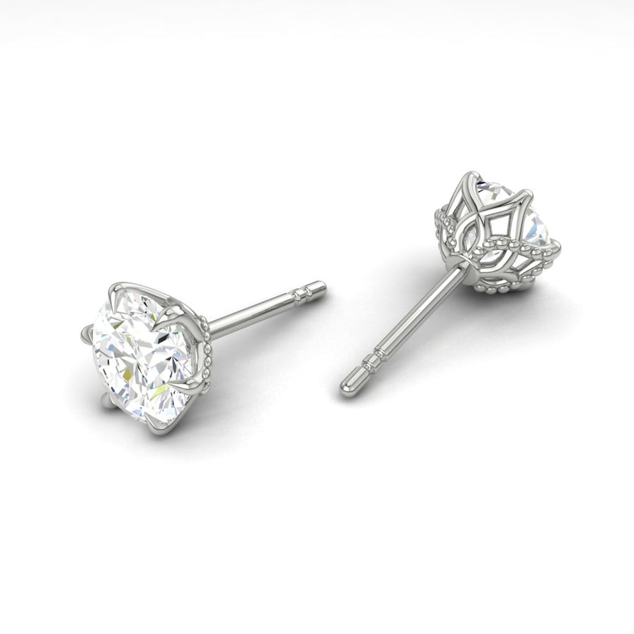 Load image into Gallery viewer, LUCCE AZALEA™ Earrings Round Diamond
