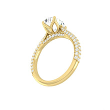 Load image into Gallery viewer, Maria Oval Lab Diamond 3.01ct E VS1 Ex IGI 18K Yellow Gold
