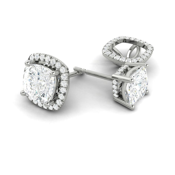 Lucce Montevalle Earrings Cushion Diamond