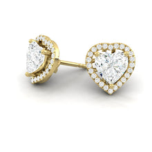 Load image into Gallery viewer, Montevalle Earrings Heart Diamond *new*
