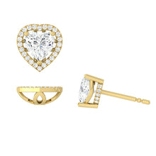 Load image into Gallery viewer, Montevalle Earrings Heart Diamond *new*
