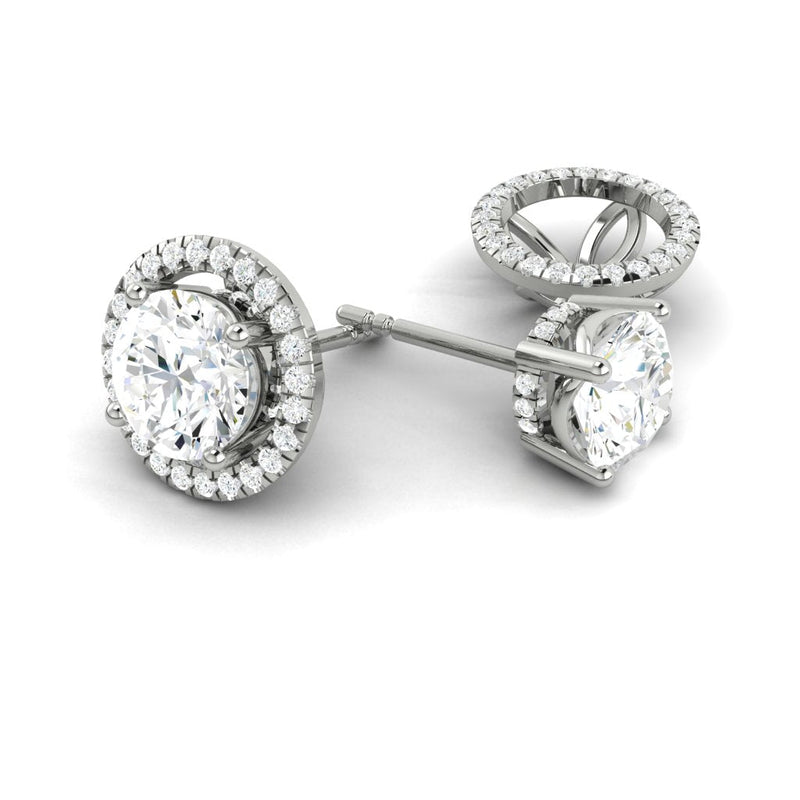 Montevalle Earrings Round Moissanite *new*