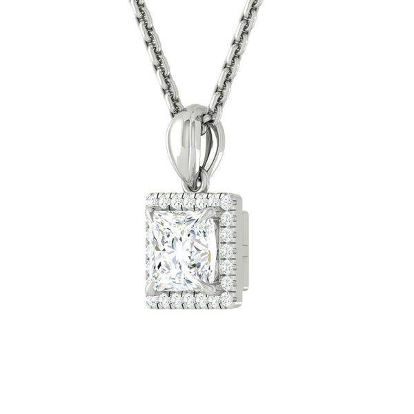 Lucce Montevalle Princess Necklace Moissanite