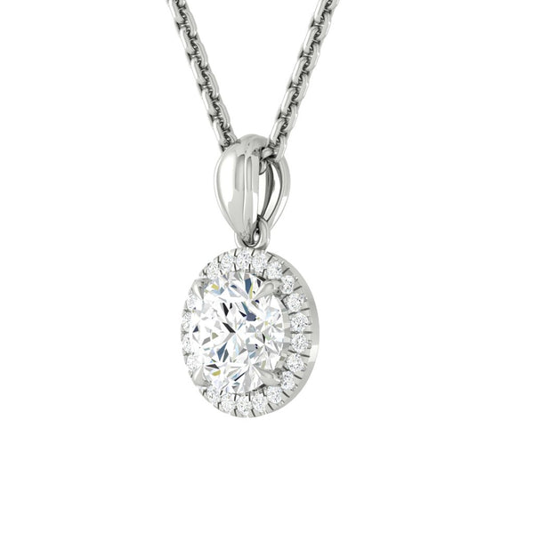 Montevalle Necklace Round Moissanite