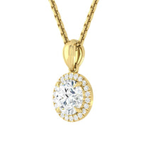 Load image into Gallery viewer, Montevalle Necklace Round Moissanite
