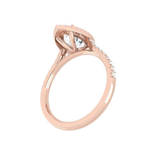 Load image into Gallery viewer, Montevalle Pavé Pear Rosé Diamond
