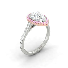 Load image into Gallery viewer, Montevalle Pavé Pear Rosé Diamond
