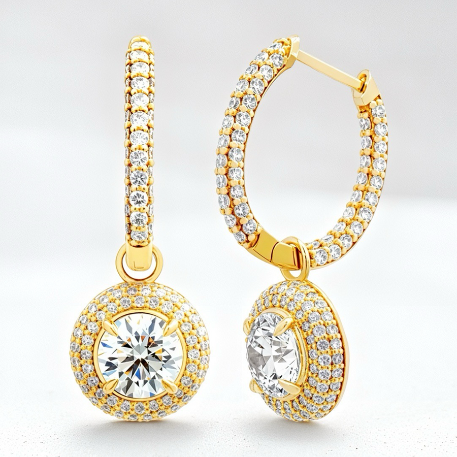 Load image into Gallery viewer, LUCCE MONTEVALLE™ Dangling Earrings Diamond
