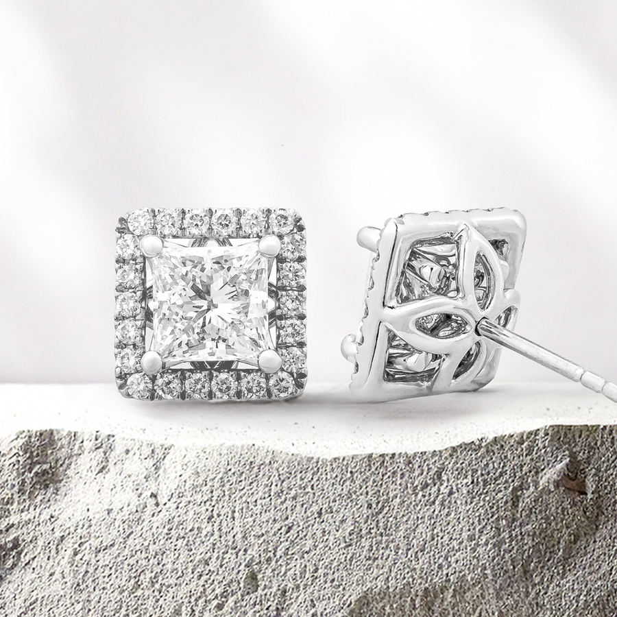 Load image into Gallery viewer, LUCCE MONTEVALLE™ Earrings Princess Diamond
