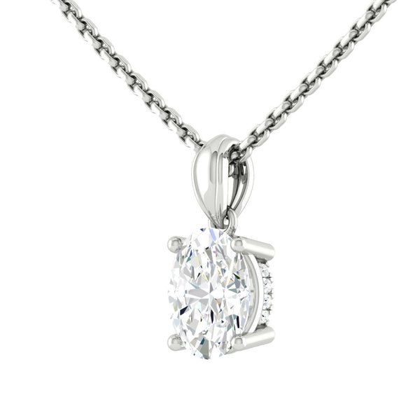 Lucce Kaela Necklace Oval Diamond