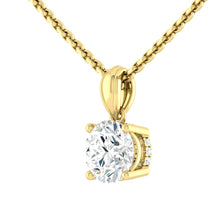 Load image into Gallery viewer, Kaela Necklace Round Moissanite
