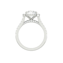 Load image into Gallery viewer, Montevalle Pavé Cushion Moissanite
