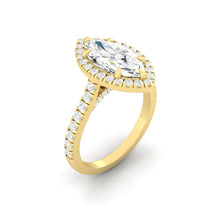 Load image into Gallery viewer, Montevalle Pavé Marquise Moissanite
