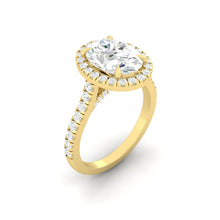 Load image into Gallery viewer, Montevalle Pavé Oval Diamond
