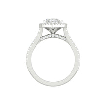 Load image into Gallery viewer, Montevalle Pavé Pear Moissanite
