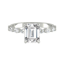 Load image into Gallery viewer, Paula Emerald Moissanite
