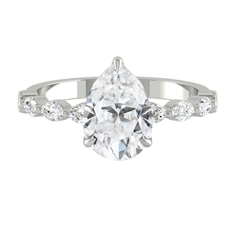 Paula Pear Lab Diamond*new*