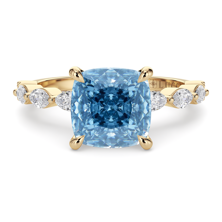 Load image into Gallery viewer, LUCCE MARCHESA™ Cushion OCEAN™ Blue Diamond
